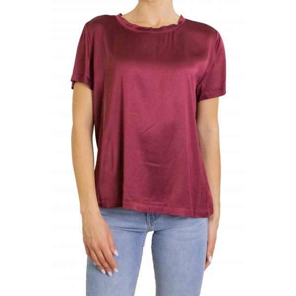 Maglia in raso girocollo